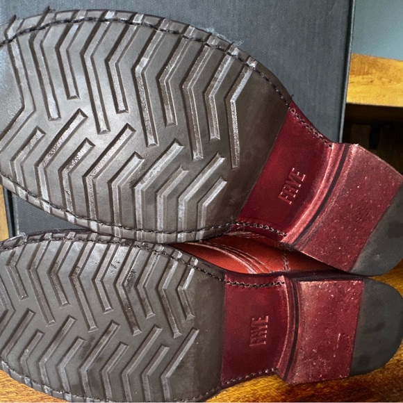 Frye Veronica Combat Boot Red Clay 6.5 - Picture 9 of 12